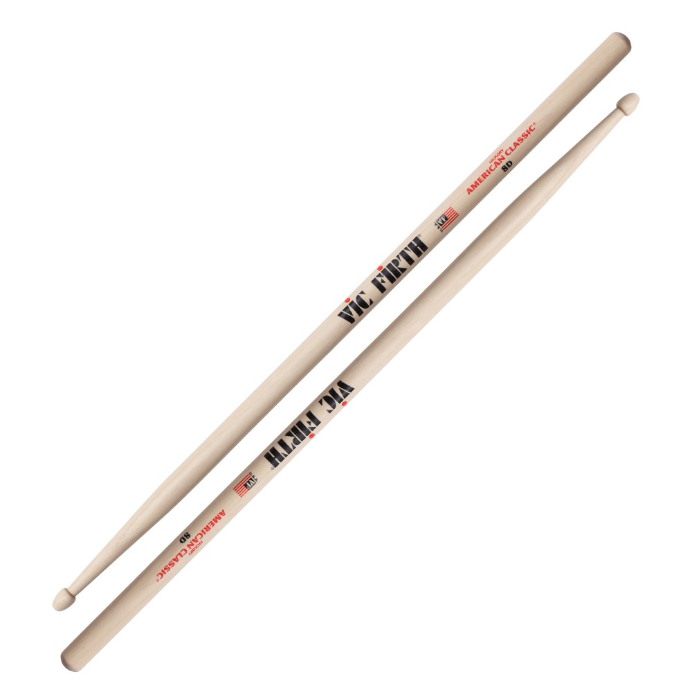Se Vic Firth 8D American Classic® 8D Wood Tip hos Allround Musik